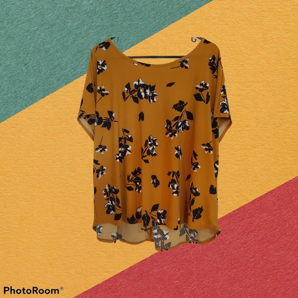 NEW GEORGE FLORAL T-SHIRT/B2 - Picture 2 of 2